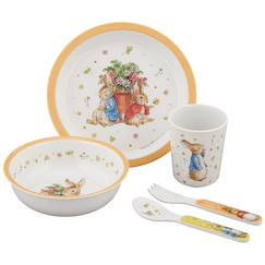 Puériculture-Set repas enfant Pierre Lapin 5 pièces