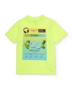 Garçon-T-shirt, polo, sous-pull-T-shirt-T-shirt garçon en maille avec motif sur le devant