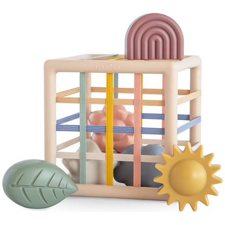 Boîte à formes shape élastique Multicolore 1 - vertbaudet enfant 