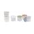 Set de 6 portions en verre 250 ml Multicolore 1 - vertbaudet enfant 