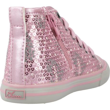 Basket fille modèle cristy Rose 100 3 - vertbaudet enfant 