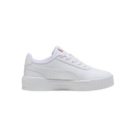 Baskets basses  à lacets Blanc or 1 - vertbaudet enfant 