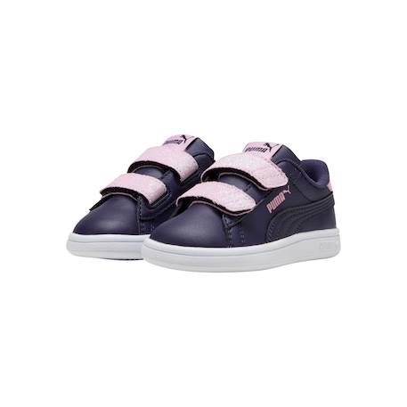 Baskets basses  à scratch Deep plum   rose shimmer 3 - vertbaudet enfant 