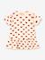 T-shirt bas volant rouge 1 - vertbaudet enfant 