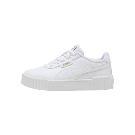 Baskets basses  à lacets Blanc or 2 - vertbaudet enfant 
