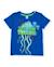 T-shirt garçon en maille avec motif de méduse Bleu 1 - vertbaudet enfant 