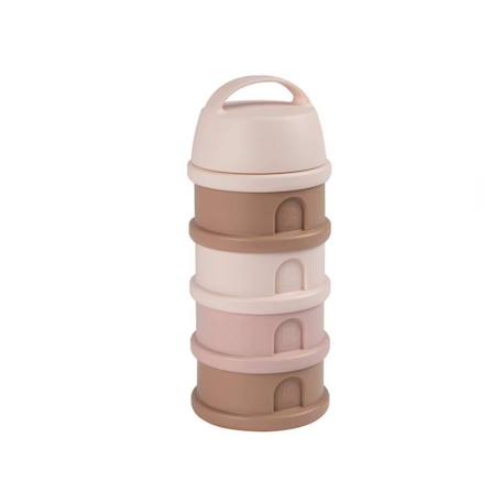 Boîte doseuse de lait 4 compartiments empilables Barbe à papa 2 - vertbaudet enfant 