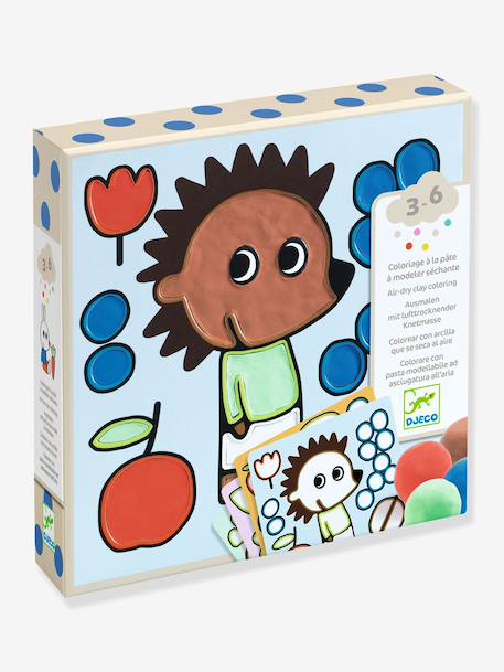 Tableau pâte à modeler Coquin du jardin bleu clair 1 - vertbaudet enfant 