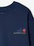 T-shirt manches longues garçon bleu océan+ocre 4 - vertbaudet enfant 