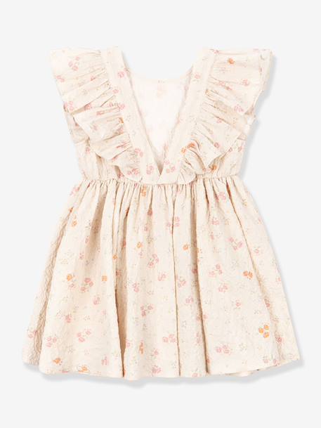 Robe à volants ELIN beige 2 - vertbaudet enfant 