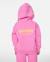 Sweat à capuche fille heritage surf puff Super pink 2 - vertbaudet enfant 