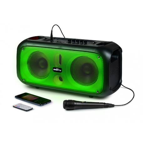 Enceinte ado lumineuse à bandoulière et micro Noir 6 - vertbaudet enfant 