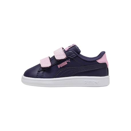 Baskets basses  à scratch Deep plum   rose shimmer 2 - vertbaudet enfant 