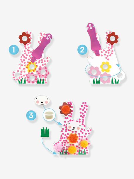 Coffret d’activités points et pompons vert 5 - vertbaudet enfant 