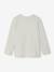 T-shirt manches longues garçon blanc chiné+bordeaux+gris ardoise 2 - vertbaudet enfant 