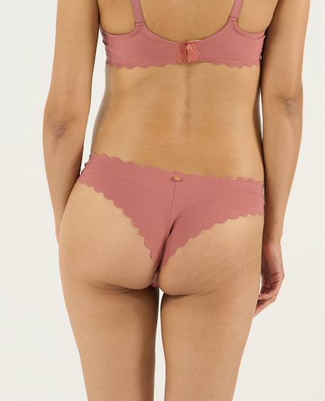 Tanga taille basse de maternité skin Chocolat+Latte+Rose 18 - vertbaudet enfant 