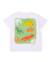 T-shirt garçon en maille avec graphisme palmier Blanc 2 - vertbaudet enfant 