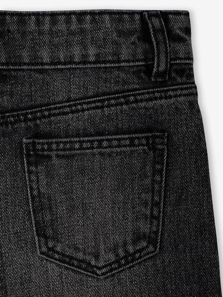 Jean fille large morphologik tour de hanches médium bleu clair+bleu foncé+bleu moyen+denim gris 22 - vertbaudet enfant 
