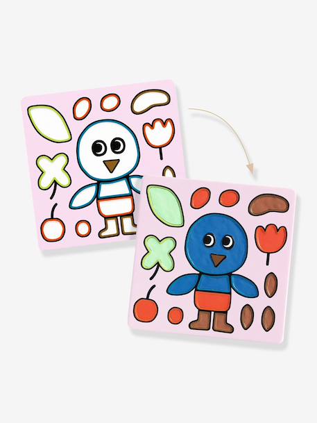 Tableau pâte à modeler Coquin du jardin bleu clair 3 - vertbaudet enfant 