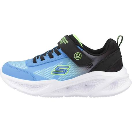 Basket garçon synthétique lumineuse à led Bleu bkbl+Noir bblm+Noir et jaune 2 - vertbaudet enfant 