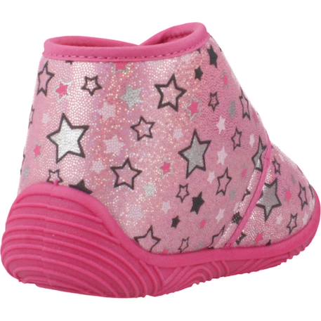 Chaussons garçon modèle ankle boot tulip Gris 020+Rose 150 9 - vertbaudet enfant 