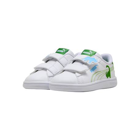 Baskets basses à scratch Blanc vert fruit 3 - vertbaudet enfant 