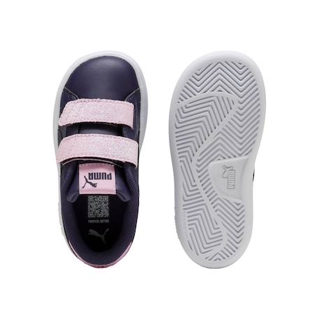 Baskets basses  à scratch Deep plum   rose shimmer 6 - vertbaudet enfant 
