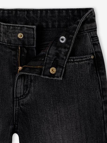 Jean fille large morphologik tour de hanches médium bleu clair+bleu foncé+bleu moyen+denim gris 21 - vertbaudet enfant 