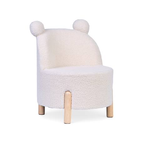 Chaise pour enfants teddy Teddy blanc cassé 4 - vertbaudet enfant 