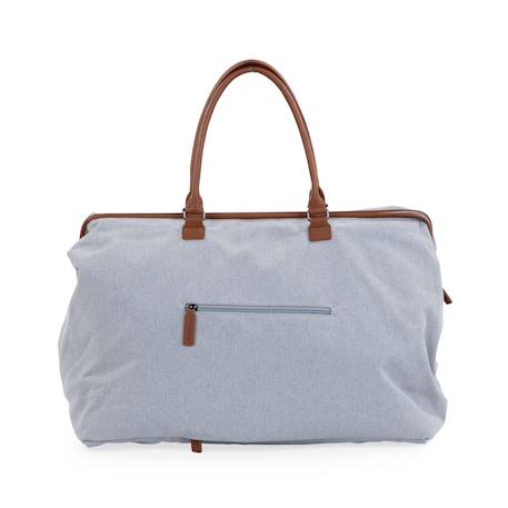 Sac à langer mommy bag Gris toile+Kaki+Marron doux+Textile raphia 4 - vertbaudet enfant 