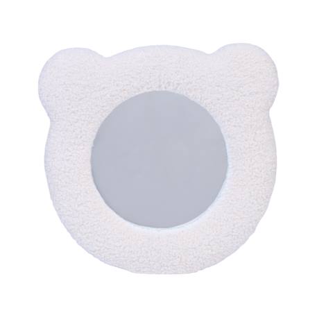 Miroir décoratif teddy 35 cm Teddy blanc cassé 1 - vertbaudet enfant 