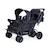 Quadruple poussette capacité 4 enfants + housse de pluie + pare-soleil Noir 4 - vertbaudet enfant 