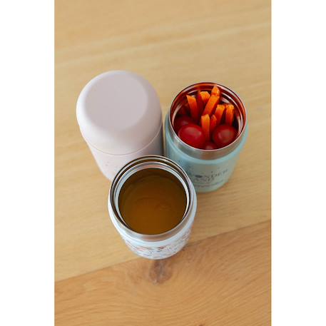 Gourde thermos pot isotherme 400 ml Wonderland beige+Wonderland bleu+Wonderland rose 9 - vertbaudet enfant 