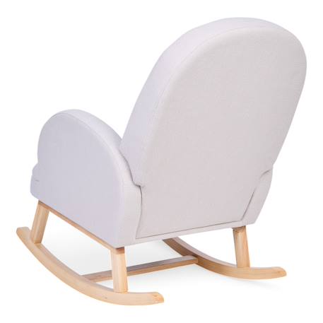 Chaise à bascule tissu teddy Neutre 4 - vertbaudet enfant 