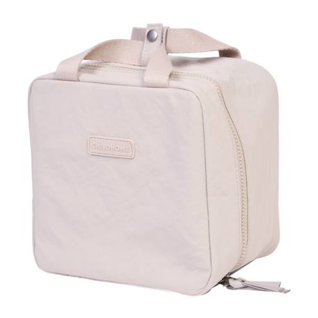 Pochette repas isotherme Mellow beige+Mellow kaki 2 - vertbaudet enfant 
