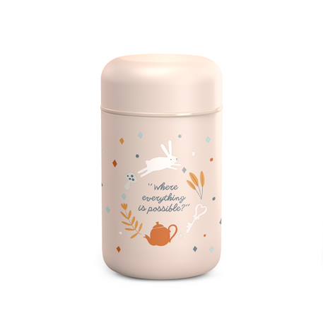 Gourde thermos pot isotherme 400 ml Wonderland beige+Wonderland bleu+Wonderland rose 12 - vertbaudet enfant 
