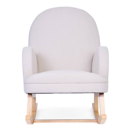 Chaise à bascule tissu teddy Neutre 3 - vertbaudet enfant 