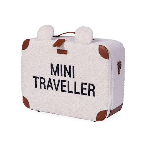 Sac de voyage valise pour enfant mini traveller Teddy blanc cassé+Teddy marron 3 - vertbaudet enfant 