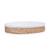Panier à langer jonc de mer Naturel/blanc 1 - vertbaudet enfant 