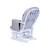 Fauteuil à bascule avec repose-pieds Gris 3 - vertbaudet enfant 