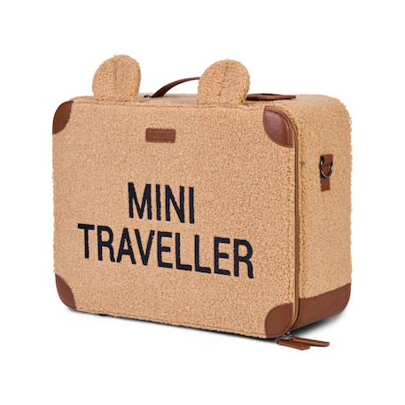 Sac de voyage valise pour enfant mini traveller Teddy marron 3 - vertbaudet enfant 