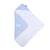 Couverture enveloppante universelle écharpe bébé Fleur bleu+Neutre 4 - vertbaudet enfant 