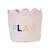 Panier fleur 35x35x35cm corde de coton Blanc cassé 1 - vertbaudet enfant 
