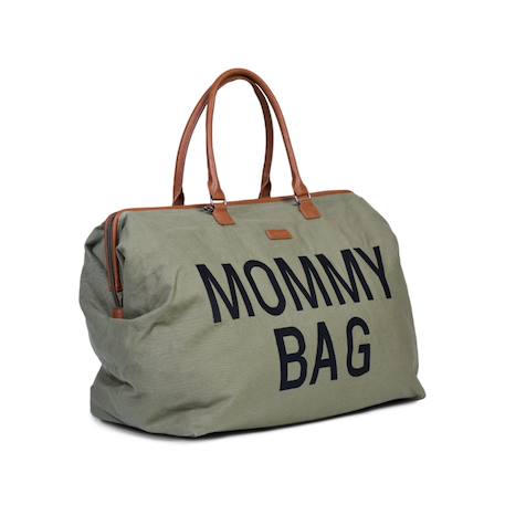 Sac à langer mommy bag Gris toile+Kaki+Marron doux+Textile raphia 10 - vertbaudet enfant 