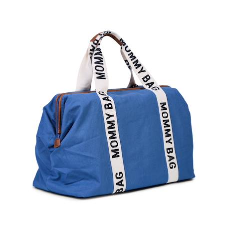 Sac à langer de voyage grande contenance signature mommy bag Indigo+Noir 4 - vertbaudet enfant 