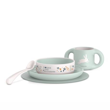 Coffret repas bébé +6 mois Wonderland rose+Wonderland vert 7 - vertbaudet enfant 