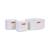 Lot de 3 paniers de rangement suspendus Teddy blanc cassé 3 - vertbaudet enfant 