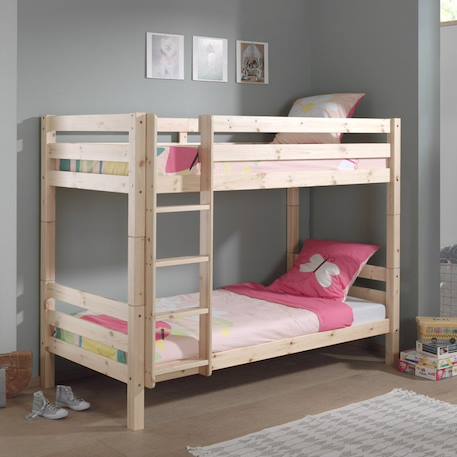 Lit superposé séparable pin massif naturel armance & faustin Bois naturel 2 - vertbaudet enfant 