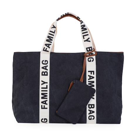 Sac à langer family bag Blanc cassé+Noir+Vert 10 - vertbaudet enfant 