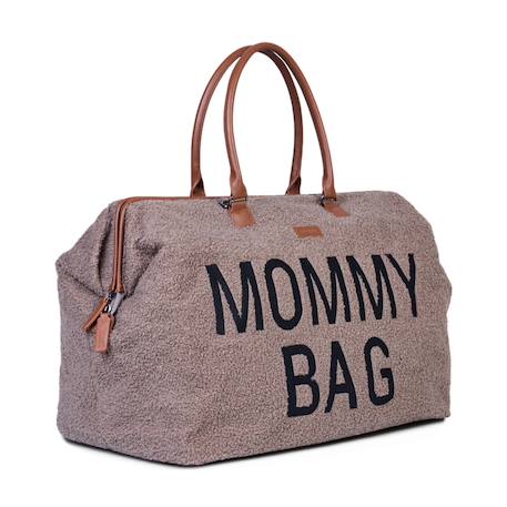 Sac à langer mommy bag Gris toile+Kaki+Marron doux+Textile raphia 15 - vertbaudet enfant 